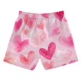 thumbnail image 2 of Kids' Beach Pants Comfortable Swim Trunks Hand-drawn Hearts Shorts for Pool Vacation and Lounge Wear 2T, 2 of 8