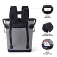 thumbnail image 4 of Mochila térmica Buffalo Gear 18L a prueba de fugas gris, 4 of 7