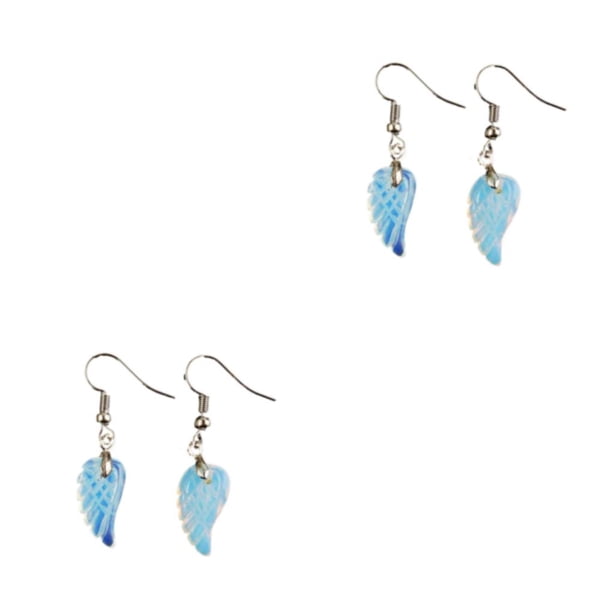 Sonducket 1 par de aretes de perlas, joyería de moda, joyería de moda para baile de graduación, colgante de cristal tallado a prueba de Type9 NO9