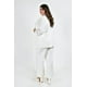thumbnail image 2 of Blazer lino con líneas Roman Fashion /Tallas Extras, 2401 (Blanco líneas) blanco 36, 2 of 7