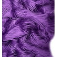 thumbnail image 3 of Eovea - Shaggy Faux Fur Fabric - 20"X20" Square Patch - Purple - DIY Craft Supply, Hobby, Costume, Decoration,Camera Floor,Shawl,Coat,Chair Cover(20"X20" Purple), 3 of 3