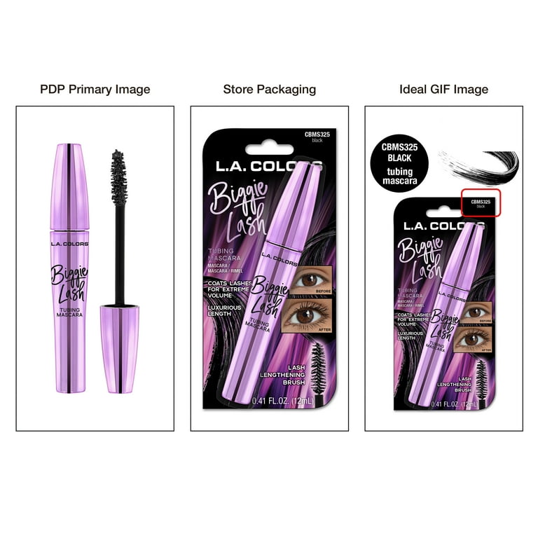 Biggie Lash Mascara, Black, 0.41 fl oz photo 8