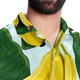 thumbnail image 5 of Banana Men's Casual Printed Button Down Short Sleeve Poplin Hawaiian Beach Shirt with Spread Collar Tops, 5 of 6