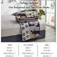 thumbnail image 6 of Jessy Home Twin Deer Bear Quilt Rustic Lodge Bedding Microfiber 3-Piece Coverlet Set, 6 of 8