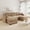 Camel, variant on LQLI Cloud Couches for Living Room, Modular Sectional Sofa, 107" U-Shape 3-Seater Modular Couch, Oversized Sectional Couch with Deep Seat