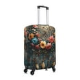 thumbnail image 3 of Uemuo Floral Dreamcatcher Elegance Printed Washable Luggage Cover - Fashion Suitcase Protector Fits 18-32 Inch Luggage -Large, 3 of 9