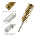 thumbnail image 4 of Uxcell 6Pcs Brass Bore Brush 25mm Dia 4.5" Long Cleaning Twisted Wire Brush for Tubes and Bearings, 4 of 6