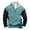 Light Blue, variant on safuny Men's Stand Collar Sweatshirts Loose Raglan Shirts Pockets Big&Tall Long Sleeve Sports Quarter Zipper Tops Fall Winter Casual Fleece Color Block Retro Pullover Green L