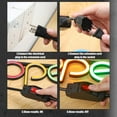 thumbnail image 4 of 3 Prong Extension Cord Compatible with Waterproof Switch 1875W Heavy Duty 14 AWG Extension Cable 15A 125V NEMA 5-15P to NEMA 5-15R Grounded Outlets Plugs(6.6 ft,Black), 4 of 11