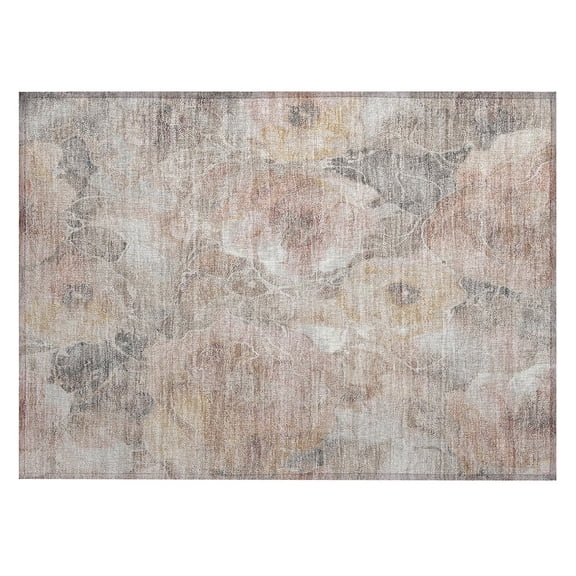 Dalyn Rugs Machine Washable Indoor/Outdoor Chantille Taupe 1'8" x 2'6" Rug