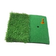 thumbnail image 2 of DYNWAVECA Golf Hitting Mat Practicing Pad Non Slip Accessories Putting Matt Putting Green Rug Swing Training Aid for Outdoor Activities Double Color, 2 of 10