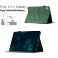thumbnail image 3 of for iPad 9th/ 8th/ 7th Generation Case (2021/2020/2019), iPad 10.2 inch Released,PU Leather Embossed Coconut Tree Slim Case with Pencil Holder Card Slot Protective Smart Cover,Green, 3 of 6