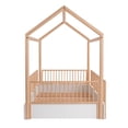 thumbnail image 4 of Cama Casa Montessori De Madera Barnizada - Individual Duduk, 4 of 4