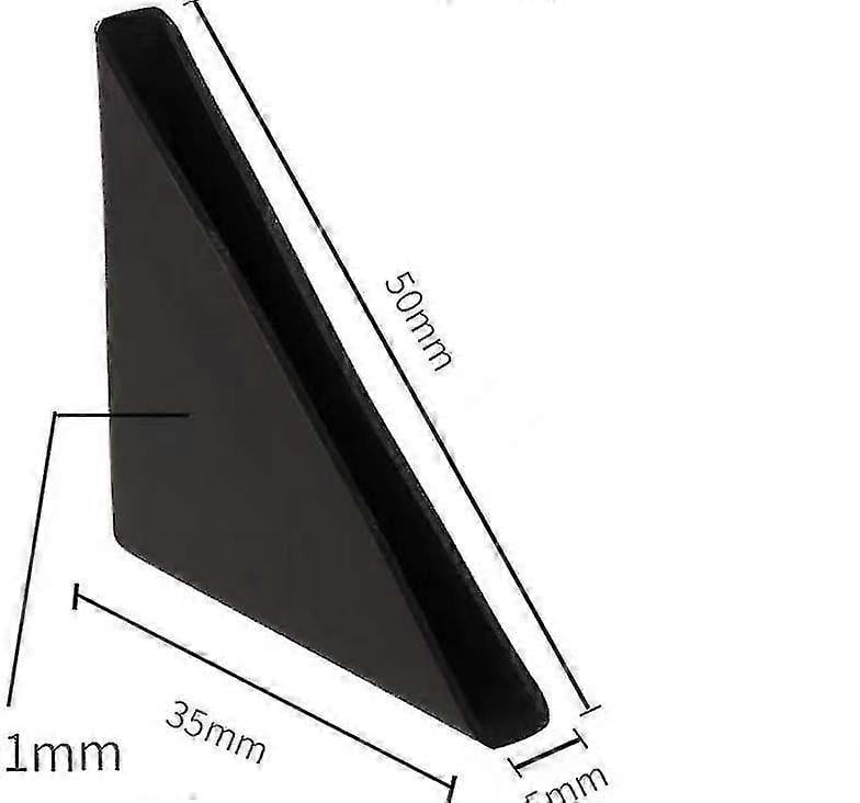 5mm Glass And Mirror Safety Edge & Corner Guards Cushion Product To Angles Plastics Corner Protectors (200pcs, Black)