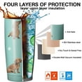 thumbnail image 6 of Dachshund Dog Tumbler Stainless Steel Insulated Travel Coffee Cups with Lid and Straw,Ideal Memorial Gift for Dog Dad/Mom,20oz, 6 of 6