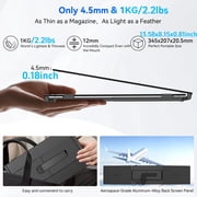 Blackview Laptop Screen Extender, 14 IPS Portable Monitor for Laptop, 1080P FHD Dual Display Screen for 13-17.3 Laptops, USB-C/HDMI Plug & Play for Wins/Mac/Android