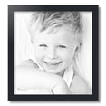 thumbnail image 2 of ArtToFrames 16" x 17" Black Satin Picture Frame, 16x17 inch Black MDF Poster Frame (WOM-5180), 2 of 8