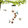 Dadatutu Charming Wind Chimes Hummingbird Feeders for Outdoors Hanging to Attract Hummingbirds