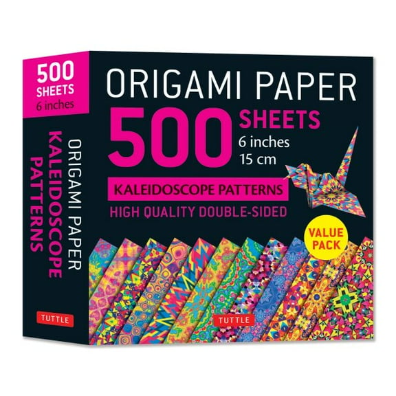 Origami Paper 500 Sheets Kaleidoscope Patterns 6 (15 CM): Tuttle Origami Paper: Double-Sided Origami Sheets Printed with 12 Different Designs (Instructions for 6 Projects Included) (Other)