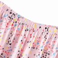 thumbnail image 5 of Women's Capri Pajama Set 2Pcs Short Sleeve Top Capri Pants Sleepwear Loungewear, 5 of 7