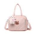 thumbnail image 1 of Bolso tipo momia con diseño de cuadros escoceses, moderno bolso para madre y bebé, bolso bandolera para mamá con bebé, bolso para guardar biberones y pañales, 1 of 6