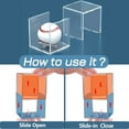 thumbnail image 3 of Baseball Display Case, UV Protected Acrylic Cube Baseball Holder Square Clear Box Memorabilia Display & Storage Sports Official Baseball Display Case - Autograph Display - Fits Official Size Ball, 3 of 11