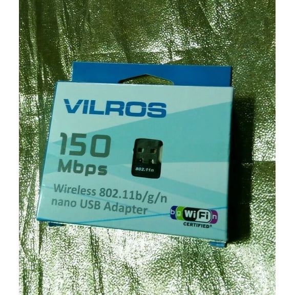 Vilros 150Mbps Wireless 802.11B/G/N Nano Usb Adapter