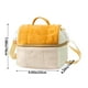 thumbnail image 3 of Xihbxyly Ofertas Flash de Hoy Ofertas Prime Bonita Bolsa de Maquillaje de Pan Amarillo, Gran Capacidad, con Diseño de Viento, de Apariencia Elegante, Bolsa de Almacenamiento Portátil, Bolsa Cruzada d, 3 of 7