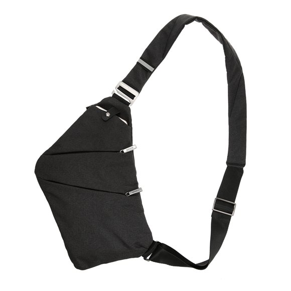 OSOCE Sac à Bandoulière Ultraléger et Résistant à l'Eau pour Hommes et Femmes – Sac de Poitrine Antivol à Porter en Travers avec Multiples Poches pour Voyage, Vélo, Travail et Usage Quotidien – 190 g / 6,7 Oz