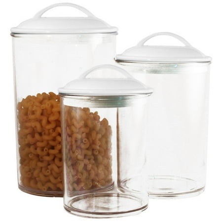 - Rebrilliant Acrylic 3 Piece Kitchen Canister Set