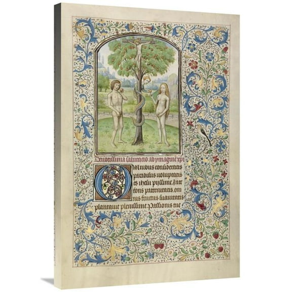 Global Gallery Adam & Eve Eating the Forbidden Fruit Art Print