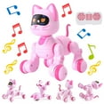thumbnail image 1 of Musbetu Remote Control Robot Dog Toy Programming Touch Interactive Electric Smart Cat 2.4GHz RC Robotic Pet Toy with LED Eyes Music Toddlers Boys Girls Gift, 1 of 7