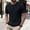 #1 Black, variant on Men's Embossed Letter Print Short Sleeve T-Shirt, Soft Comfortable Loose Fit Fashion Graphic Tee For Summer Daily Casual Street Outdoor Wear 2 White XXL