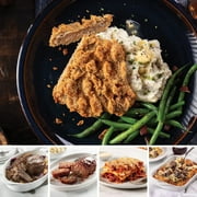 Omaha Steaks Homestyle Comfort Classics (4x Chicken Fried Steak, Fully Cooked Pork Pot Roast, Homestyle Meatloaf, Meat Lover's Lasagna, Baked Short Rib Mac & Cheese)