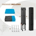 thumbnail image 6 of EAGLE PEAK 10 x 10 ft Slant Leg Pop Up Canopy Tent w/Mosquito Netting(Light Blue), 6 of 6