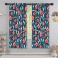 thumbnail image 5 of Blackout Kids Curtains,Pioneer Flower Floral Print Pattern Childrens Insulated Curtains Set Of 2,Bedroom Essentials,Toddler Room Decor 42"x63", 5 of 5