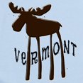 thumbnail image 2 of CafePress - Vermont Moose Body Suit - Long Sleeve Cotton Baby Bodysuit, 2 of 4