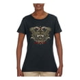 thumbnail image 2 of Biker Til I Die Live to Ride Motorcycle Cars and Trucks Womens Graphic T-Shirt, Black, Small, 2 of 3