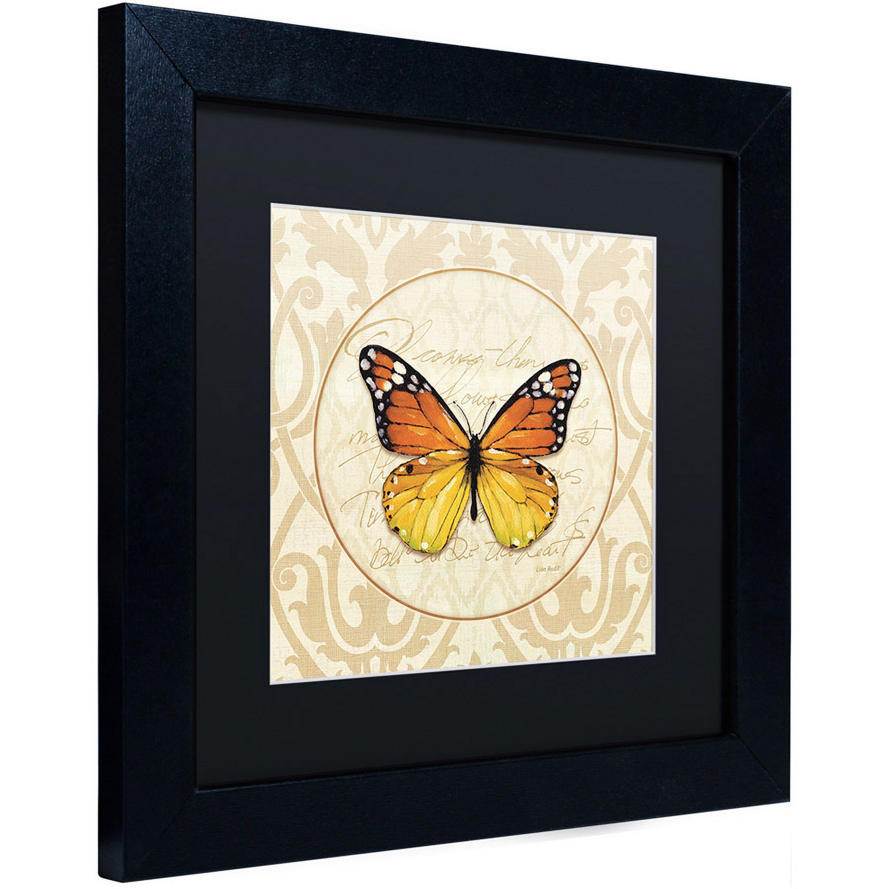 Trademark Fine Art "End of Summer IV" Canvas Art by Lisa Audit, Black Matte, Black Frame
