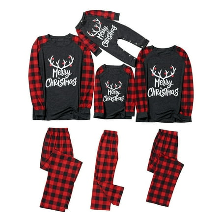 

Christmas Pjs--Family Matching Pajamas PJs Set Dad Mum Kids Baby Xmas Sleepwear