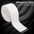 thumbnail image 2 of 1Rolls 21.8 Yards White Curtain Pleat Tape 3.2inch Wide Knitted Curtain Heading Tape for Window Curtain Heading Tape for Pencil Pleat Curtains Wave Curtains, 2 of 6
