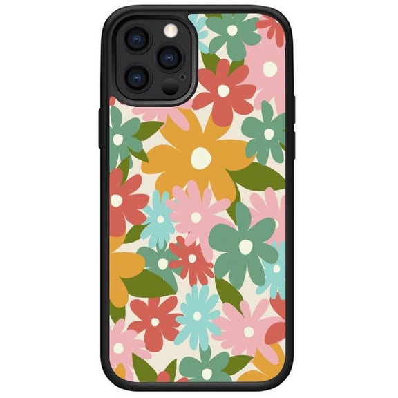 Compatible with iPhone 11 Pro case Soft TPU Glossy Flower Pattern Phone Case for Women and Girls