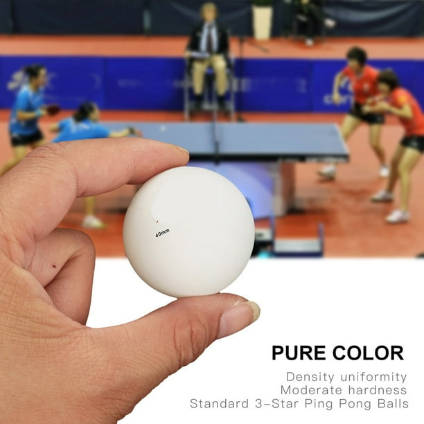 Ping Pong Ball Table Tennis 3 Star 40 Mm Diameter 60 Pcs for Casual Playing for Entertainment for Competition Training ANGGREK Otros