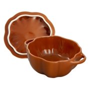 Staub Ceramic 24-oz Pumpkin Cocotte - Burnt Orange