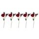 thumbnail image 2 of Arreglos florales artificiales Crisantemos Tulipanes Centros de mesa Flores Hogar rojo, 2 of 9