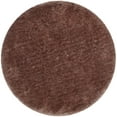 thumbnail image 3 of SAFAVIEH Luxe Paxton Solid Plush Polyester Shag Area Rug, Taupe, 6' x 6' Round, 3 of 9