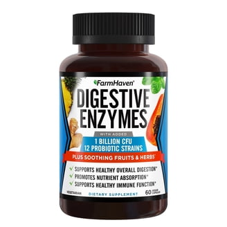 Florajen Digestive Enzymes with Probiotics & Prebiotics, 30ct