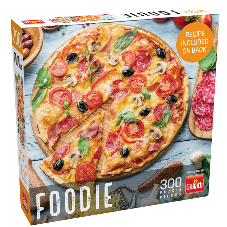 Goliath Foodie Puzzles: Pizza Pizza 300pc Puzzle - Finished Size
