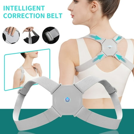 

Clearance Sale Smart Hunchback Correction Device With Vibration Invisible Posture Correction Silver