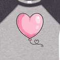 thumbnail image 4 of Inktastic Pink Balloon Heart Boys or Girls Baby Bodysuit, 4 of 5